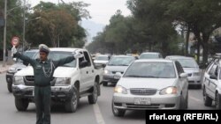 یکی از جاده های مزدحم شهر کابل 
