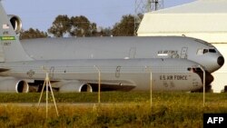 U.S. Air Force planes at the Moron de la Frontera air base near Seville in March 2011