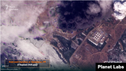 Про це свідчить супутникове фото Planet Labs, яке отримав проєкт Радіо Свобода «Схеми»