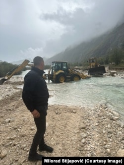 Posledice poplave u selu Komarnica u Opštini Šavnik, Crna Gora. 7. oktobar 2024.