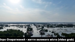 Олешки. Херсонская область. Затопление города в 2023 году в результате подрыва дамбы Каховской ГЭС