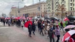 Білорусь: у Мінську пройшов марш жінок – відео