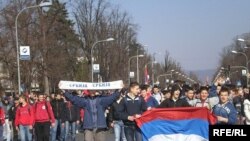 Banjaluka, protesti zbog nezavisnosti Kosova, 21. februar, Foto: Milorad Milojević