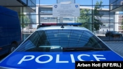 Një veturë e parkuar e Policisë së Kosovës. Fotografi ilustruese nga arkivi. 
