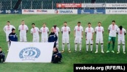 Belarus - FC Dynama Minsk wore t-shirts with Belarusian ethnic design, 2Jul2017