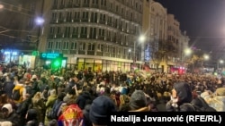 Protestna šetnja do Vukovog spomenika, 20. februar 2025.