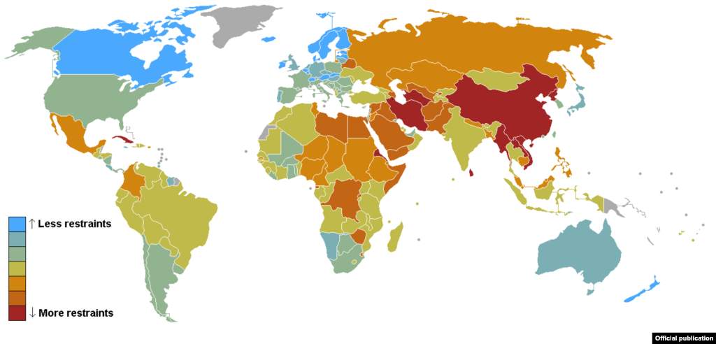 2008 World Press Freedom Index