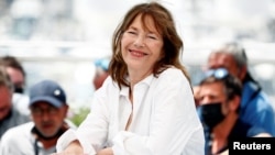 Pjevačica i glumica, Jane Birkin na Filmskom festivalu u Cannesu, juli 2021.
