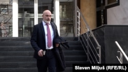 Advokat Krunoslava Fehira Bojan Stanojlović nakon izricanja presude, u Beogradu, 10. decembra 2025.