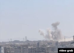 Teheran, Iran, explozii în estul capitalei iraniene.