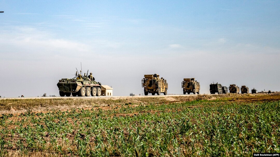 The Russian casualties occurred when the convoy they were traveling in was reportedly hit by Turkish shelling. (file photo)