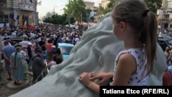 Protest la Chişinău împotriva deciziei de a nu valida alegerile