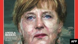 U.S. -- The cover of Time magazine's Person of the Year issue, features German Chancellor Angela Merkel as Person of the Year 2015