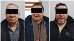 Бекболот Талгарбеков, Эмил Узакбаев жана Курманбек Дыйканбаев. Коллаж. ИИМ тараткан сүрөт.