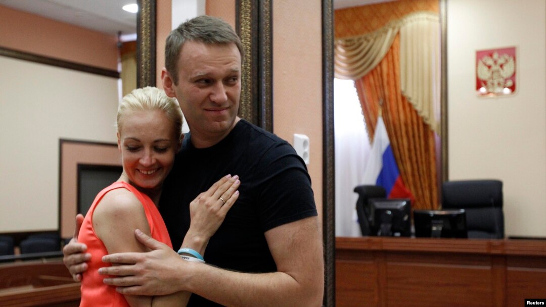 Юлия Навалная и Алексей Навални. Снимката е от 2013 г.