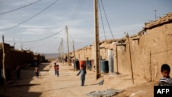 File photo - Afghan children wander at the Shahid Nasseri refugee camp in Taraz Nahid village near the city of Saveh, some 130 kms southwest of the capital Tehran, February 8, 2015