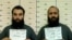 A combo photo shows two Taliban prisoners, Anas Haqqani (left) and Hafiz Rashid, who were released in November 2019.