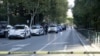 Policia siguron perimetrin jashtë Gjykatës së Apelit të Tiranës pasi një gjyqtar u qëllua për vdekje në Tiranë, më 6 tetor 2025.