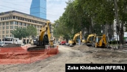 რუსთაველის გამზირის რეაბილიტაცია 23 ივლისს 00:00 საათზე დაიწყო.