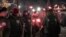 Ukrainian Nationalist Group Holds Torchlight Rally In Kharkiv