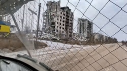 Попасна з вікна російського військового транспорту