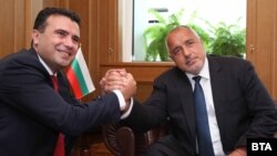 Премиерите на Македония и България Зоран Заев и Бойко Борисов