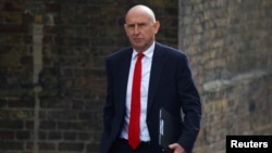 Ministar odbrane Ujedinjenog Kraljevstva John Healey, London, septembar 2024.