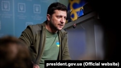 Presidenti ukrainas, Volodymyr Zelensky.