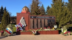 Мемориал погибшим участникам войны в городе Лаишево (Татарстан)