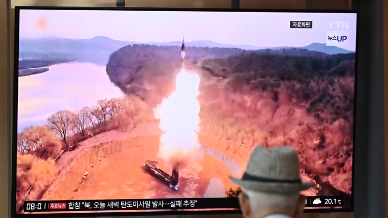 کره جنوبی: موشک مافوق صوت کره شمالی بعد از پرتاب در هوا منفجر شد