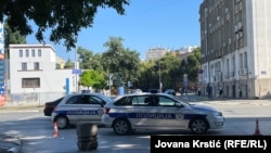 Protest studenata pred zgradom suda u Novom Sadu, Srbija, 28. maja 2025. 