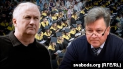 ЭГУ, юрыст Павал Сапелка, гісторык Павал Церашковіч. Ілюстрацыйны каляж 