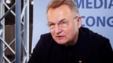 Мэр Львова Андрэй Садавы ў часе інтэрвію Радыё Свабода