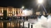 Прихильники опозиції проводять мітинг у день місцевих виборів у Тбілісі