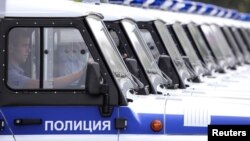 Полицейские машины в Ставрополе. Иллюстративное фото.