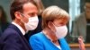 Președintele francez Emmanuel Macron și cancelarul german Angela Merkel