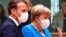 Președintele francez Emmanuel Macron și cancelarul german Angela Merkel