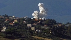 Smoke rises following Israeli bombardment in southern Lebanon on May 31.