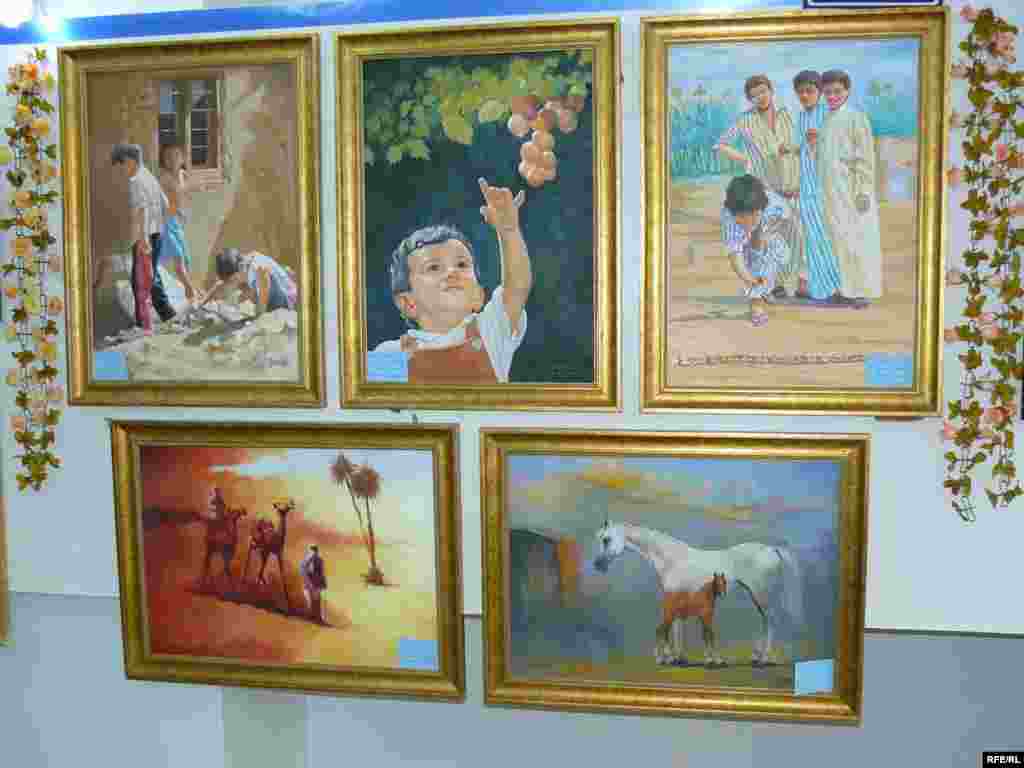 Prosvetari kao umetnici - Irak - Grad Al-Amarah je domaćin nacionalne izložbe slika čiji su autori prosvetni radnici i prosvetni inspektori . Foto: Ahmed al-Kaabi 