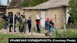 Обыск в Заветном, Крым, 11 мая 2021