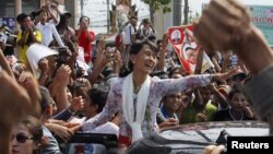 Аун Сан Су Чжи в ходе недавнего визита в Таиланд