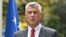 Hasim Thaci koszovói elnök november 5-én azonnali hatállyal lemondott.