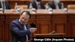 Guvernul Florin Cîțu a fost validat de Parlament pe 23 decembrie 2020 cu 268 de voturi pentru și 178 împotrivă