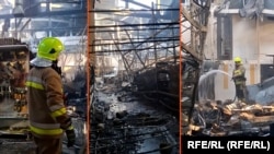  Un atac cu drone rusești distruge un hipermarket în Nicolaiev