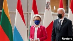 Ursula von der Leyen i Joe Biden na samitu EU-SAD, Brisel (15. juni 2021.)