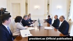 Prezident İ.Əliyev ABŞ nümayəndə heyətini qəbul edib