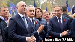 Liderii democrați la un miting organizat la Chișinău. 21 octombrie 2018