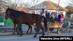 Cu căruța la Soroca.