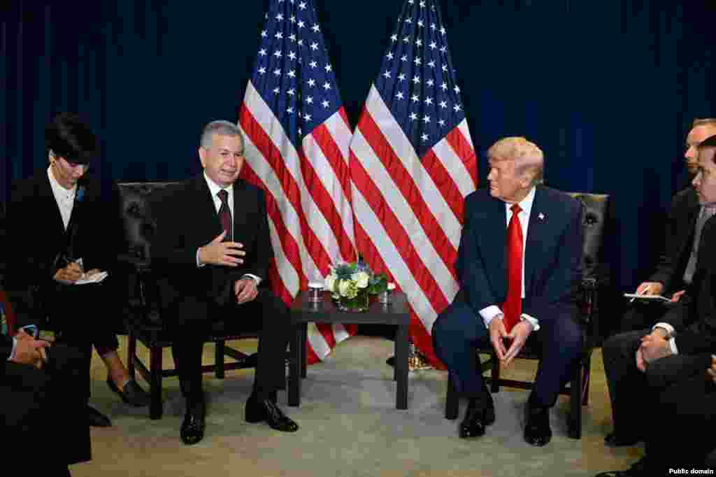 2025 йилда Оқ уйга қайта сайланганидан сўнг, Дональд Трамп шу йилнинг ўзида Ўзбекистон президенти Шавкат Мирзиёев билан қисқа музокаралар ўтказди. Учрашув БМТ Бош Ассамблеяси доирасида Нью-Йорк шаҳрида бўлиб ўтди.Орадан бир ой ўтгач, Трамп Қозоғистон, Қирғизистон, Тожикистон, Туркманистон ва Ўзбекистон раҳбарларига Вашингтонга таклифнома йўллади — таклиф қабул қилинди.Мутахассислар тахминига кўра, саммит кун тартибининг марказида Марказий Осиёнинг бой ресурслари, хусусан нодир ер металллари бўлади.