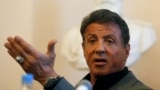 Amerikaly kino aktýor Sylwester Stallone.